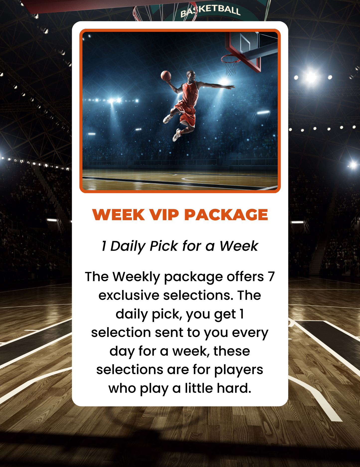 Week Vip Package